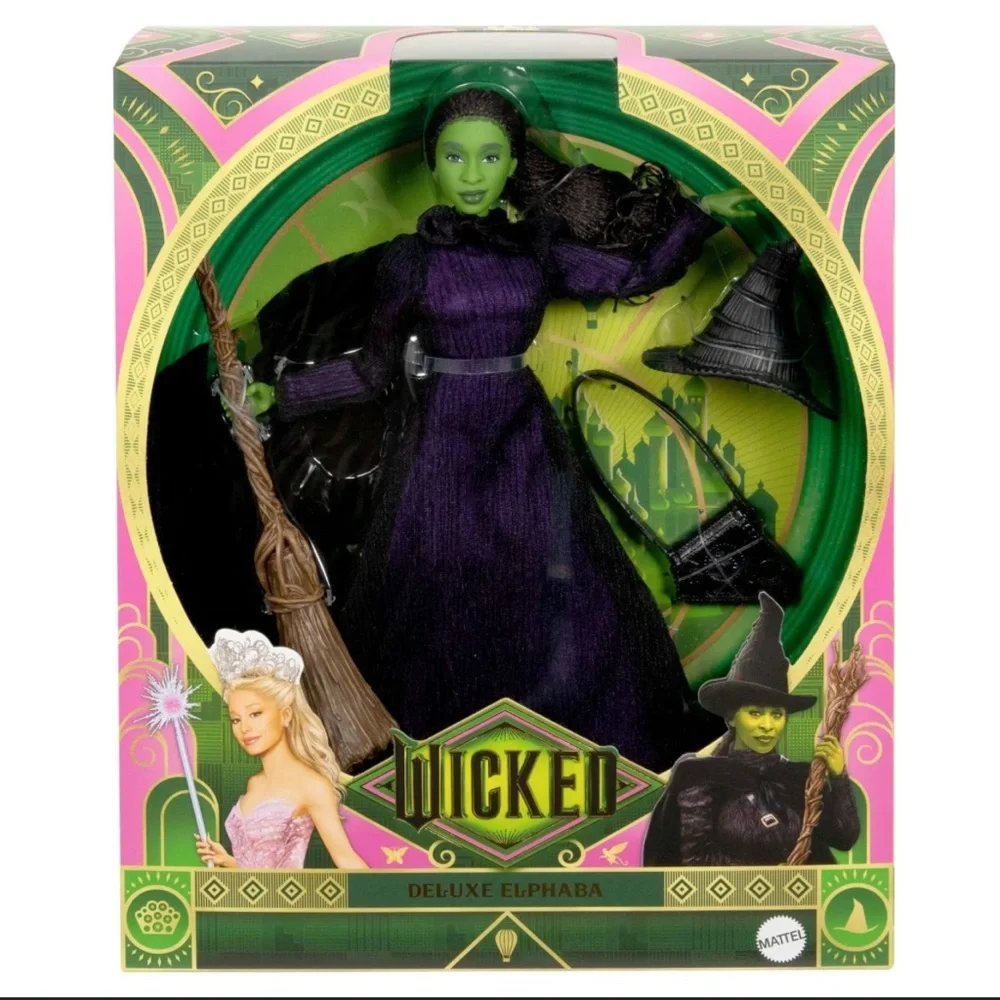 NEW Mattel Wicked Movie Elphaba 11" Deluxe Fashion Doll RARE URL ERROR MISPRINT - Picture 1 of 11